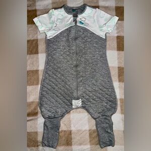 Love To Dream Sleepsuit 12–24 Months | 1.0 TOG | Gray & Cloud Print